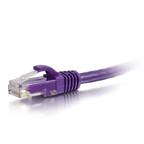 Miniatura 120 de C2G/Cables to Go 27872 Cable de red Ethernet cruzado Cat6 sin blindaje (UTP) sin enganche, amarillo (2,13 metros/7 pies)