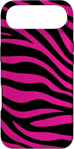 Miniatura 27 de Zebra Animal Print Pattern Black and Pink Cute Phone Case for iPhone 17
