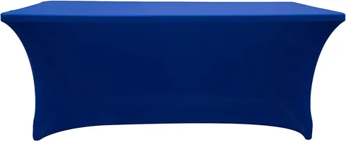 Miniatura 28 de Banquet Tables Pro Mantel rectangular plegable de elastano de 6 pies de largo, elástico, ajustado, para mesas de patio plegables de 30 pulgadas