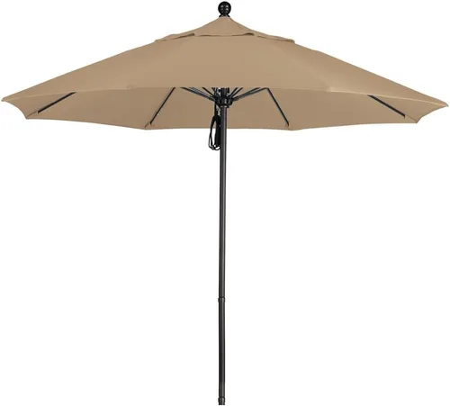 Miniatura 18 de California Umbrella Paraguas comercial para patio de la serie Venture, Negro