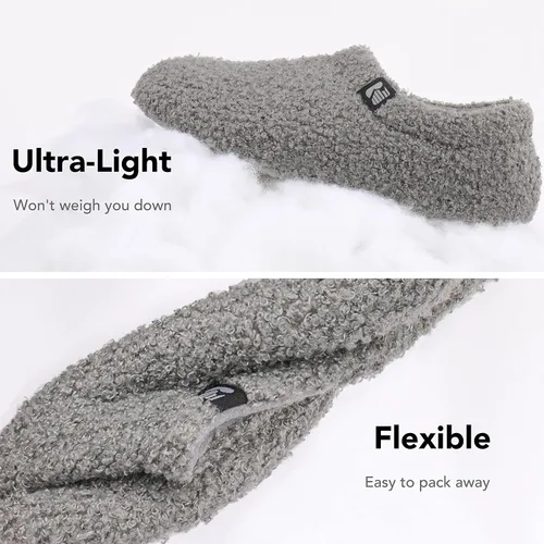 Miniatura 4 de RockDove - Pantuflas de vellón de estilo cerrado para mujer, ideales para interiores