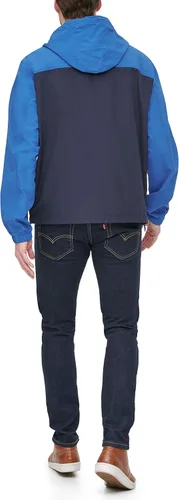 Miniatura 2 de Tommy Hilfiger - Chaqueta rompevientos con capucha para hombre estilo retro ligera resistente al agua