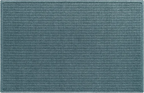 Bungalow Flooring Waterhog - Felpudo para interiores y exteriores, 4 pies x 6 pies, fabricado en EE. UU., cubierta de piso duradera y decorativa,