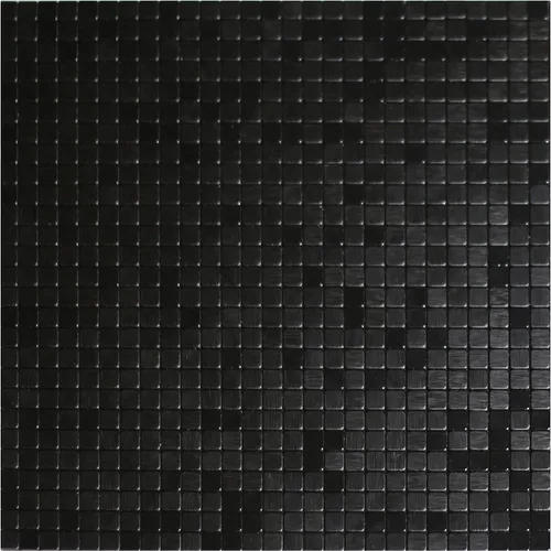 Miniatura 10 de XUANINY 10 hojas de azulejos de aluminio de superficie negra para loseta en muro para cocina