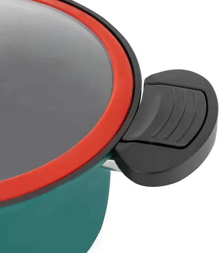 Miniatura 4 de Olla de cocción lenta a presión de 1.8L para conservar, olla de presión al vacío, utensilios de cocina antiadherentes para microondas, olla