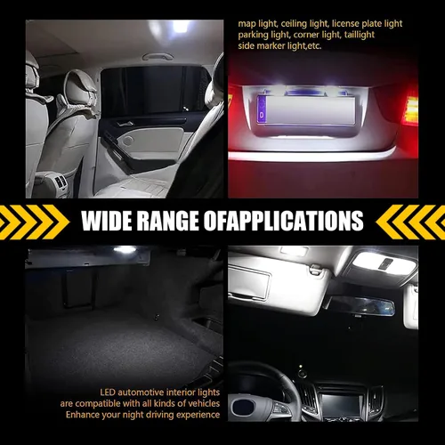 Miniatura 5 de 20 luces LED para techo de automóvil, 12 V, impermeables, de policarbonato de doble punta, luces de lectura interior de vehículo, accesorios
