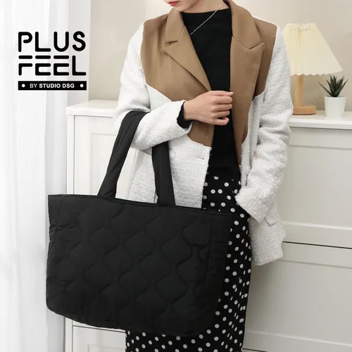 Miniatura 7 de Plusfeel Bolsa grande acolchada para mujer, bolsa acolchada y acolchada