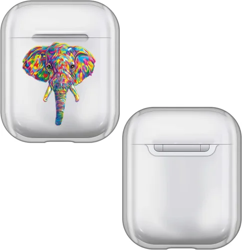 Miniatura 6 de Head Case Designs P.D. Moreno - Funda de carga de cristal duro transparente con licencia oficial de P.D. Moreno, con diseño de animales