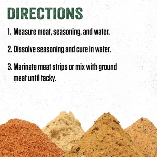 Miniatura 5 de LEM Products Backwoods Charqui Condimento paquete surtido, incluye sabores cajún, jalapeño, pimienta agrietada y teriyaki, ideal para caza