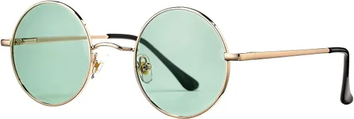 Miniatura 3 de PORADAY Circle Lennon - Gafas de sol redondas polarizadas estilo hippie pequeño círculo