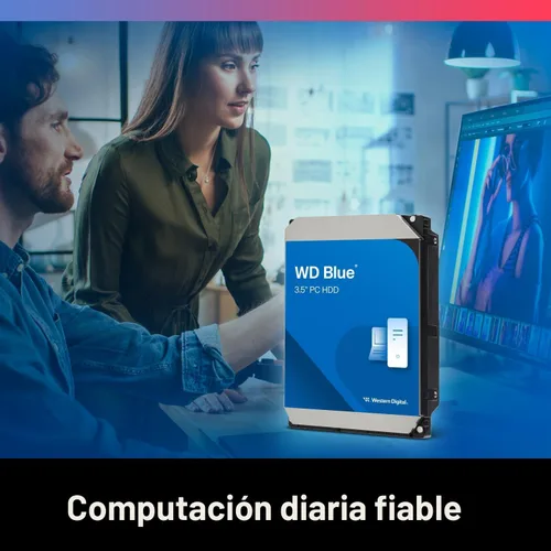 Miniatura 4 de Western Digital 1 TB WD Blue Disco duro interno para PC HDD - 7200 RPM, SATA 6 Gb/s, caché de 64 MB, 3.5" - WD10EZEX