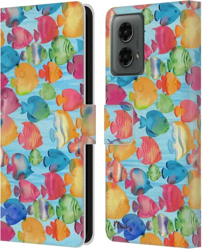 Miniatura 14 de Head Case Designs Officially Licensed Paul Brent Coral Azul Coastal Leather Book Wallet Case Cover Compatible with Motorola Moto G (2024)