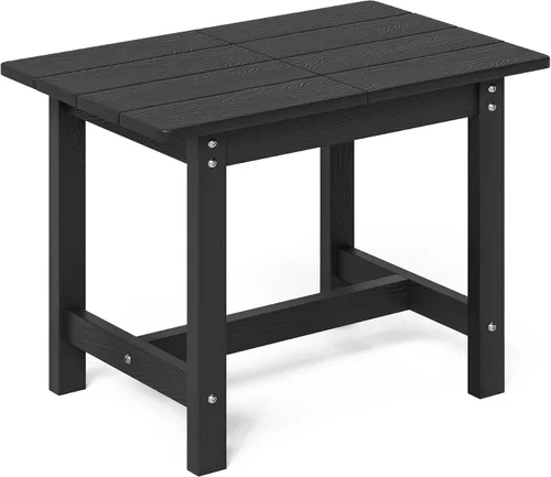 Miniatura 14 de LUE BONA - Mesa auxiliar para exteriores, mesa pequeña de exterior HDPS, mesa auxiliar Adirondack, mesa auxiliar de exterior para patio, porche
