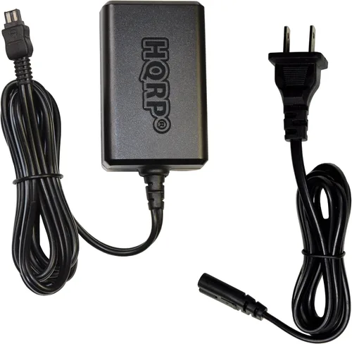 Miniatura 3 de HQRP Cargador de fuente de alimentación de 8.4 V 1.5 A – Sustituye a Sony AC-L10A AC-L15 AC-L100 – Cable estadounidense + adaptador de enchufe