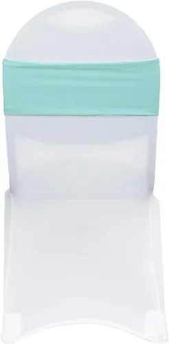 Miniatura 28 de YOUR CHAIR COVERS - Bandas elásticas de elastano para sillas, color negro (paquete de 10), bandas elásticas universales para banquetes, fiestas
