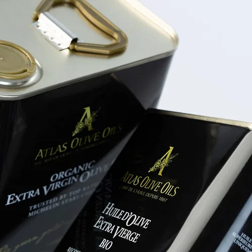 Miniatura 9 de Atlas 3 LT Aceite de oliva virgen extra orgánico prensado en frío con polifenoles de Marruecos Recién cosechado sin procesar de una sola granja