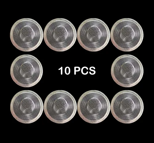 Miniatura 6 de 10 unidades de rejillas de drenaje de malla para fregadero, colador de pelo, cesta de 5.39 cm de acero inoxidable, filtro de trampa, pantalla