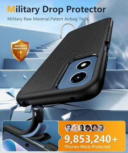 Miniatura 4 de FNTCASE Funda para Motorola Moto G-Play-2024: Funda Protectora de Doble Capa de Servicio Pesado para Teléfono Celular a Prueba de Golpes Resistente