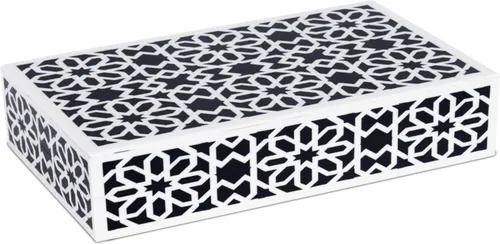 Miniatura 110 de Handicrafts Home Caja de recuerdo decorativa de 8 x 5 – Pequeña caja organizadora con tapa, almacenamiento decorativo Boho, caja de memoria retro