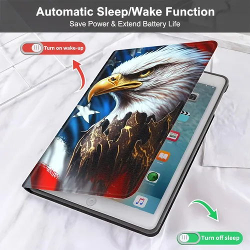Miniatura 5 de Slim Case for Samsung Galaxy Tab S10 Lite / S10 FE / S9 FE 10.9" & Galaxy Tab S9 11", Multi-Angle Stand PU Leather Smart Folio Cover with Soft TPU