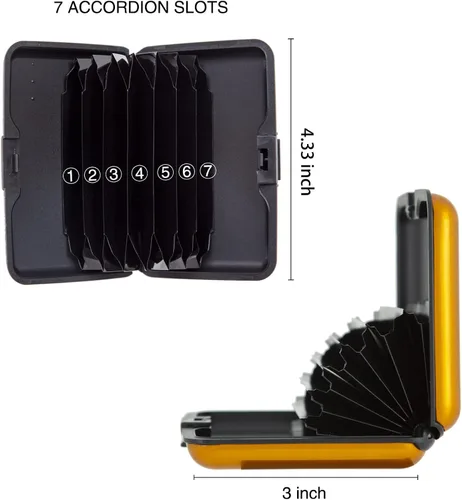 Miniatura 4 de Billetera de aluminio con bloqueo RFID delgado de metal para tarjetas de crédito, S