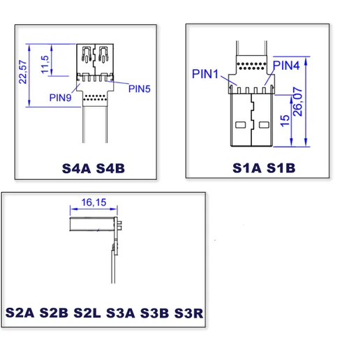 Miniatura 2 de ADT-Link - Cable de extensión USB 3.0 tipo A macho a USB A hembra, 90 FPV, delgado, plano, suave, flexible, FPC (2.0 in, S1A-S5T)