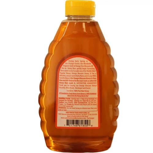 Miniatura 3 de Miel de azahar – 100% pura, cruda y sin filtrar – 32 onzas – Sweetwater Creek Honey Farm – Propiedad y operación de apicultores, 100% miel