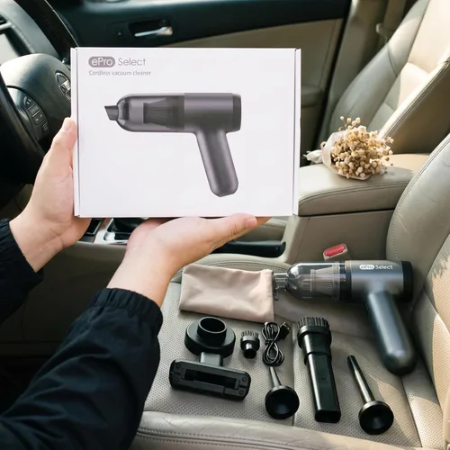 Miniatura 9 de EV1395 Aspiradora inalámbrica de mano - 75W 12000Pa de succión fuerte, tiempo de funcionamiento de 14-24 minutos, recipiente de polvo de 0.14L