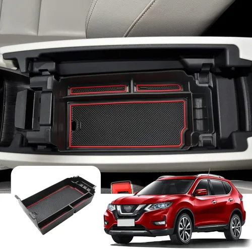 Miniatura 8 de LFOTPP Rogue Organizador de consola central para Nissan Rogue 2021 2022 2023 2024 2025 2026 Nissan Rogue [S/SL/SV/Platinum] T33 Caja