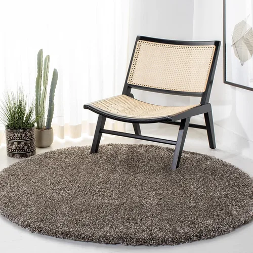 Miniatura 187 de SAFAVIEH Accent Rug 2'x3' - Milan Shag Collection - Modern Design, Dark Beige, Ultra Plush Thick Pile, Ideal for Bedroom, Nursery, Living Room