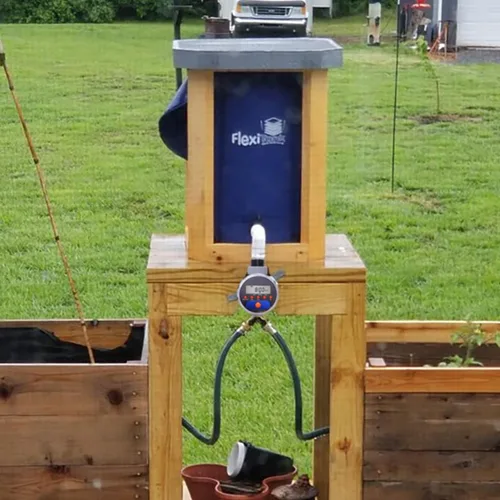 Miniatura 6 de Manguera Agua Grifo Temporizador Jardín Sistema de Riego Controlador de Riego Ordenador Impermeable Rojo