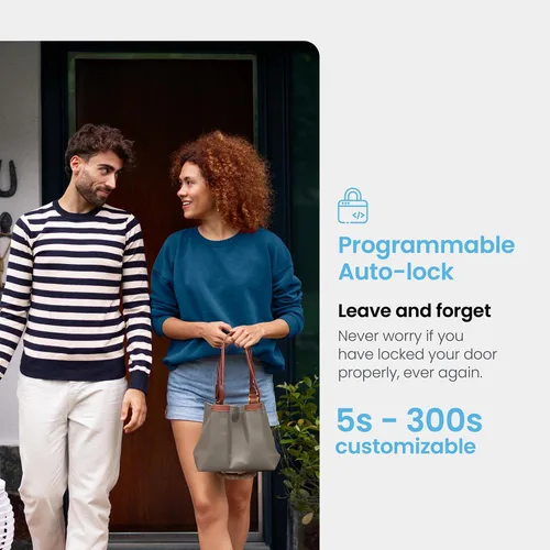 Miniatura 7 de Lockly Secure Pro (2025 Última Versión), Cerradura Inteligente con Wi-Fi Integrado, Nueva Generación de Cerradura de Puerta con Huella Dactilar