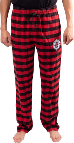 Miniatura 9 de Ultra Game - Ropa para dormir oficial de la NBA para hombre, pijama súper suave de franela, pants de descanso