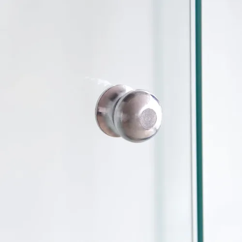 Miniatura 8 de Vitrina de cristal con luces y cerradura, vitrina Curio de 4 niveles con puerta de cristal, escaparate de pie para sala de estar, dormitorio, Blanco