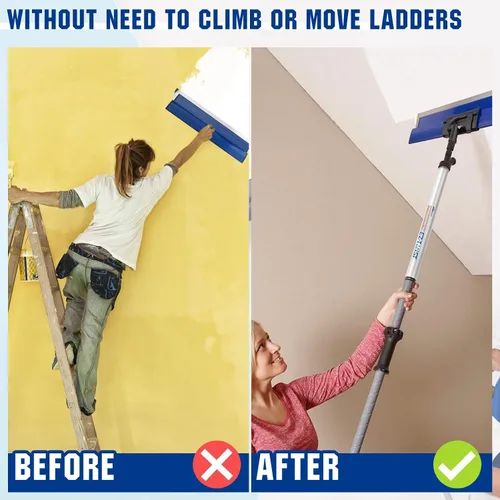 Miniatura 7 de Herramienta de soporte de mango de cuchilla, compatible con la herramienta ProSkim Blade Drywall, soporte ajustable de 180° herramienta de soporte