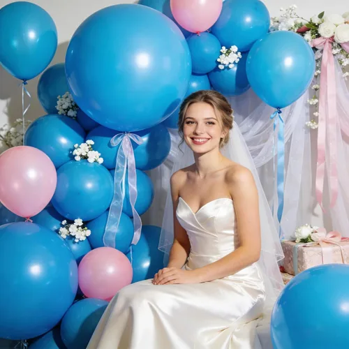 Miniatura 4 de 32 globos azules grandes de 18 pulgadas, globos redondos de látex grandes para decoración de cumpleaños y bodas (azul claro)