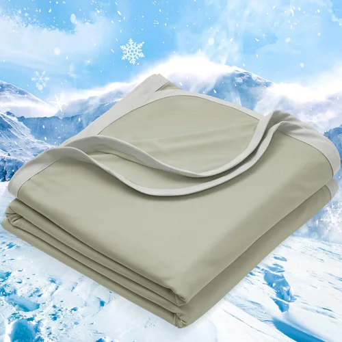 Miniatura 14 de PHF Manta de Tiro de Enfriamiento Doble para Personas que Duermen con Calor, Arc-Chill Q-Max>0.5 con Enfriamiento Doble, Manta de Verano Absorbe