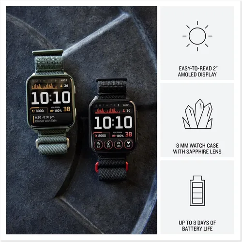 Miniatura 3 de Garmin Venu X1 - Reloj inteligente GPS delgado y ligero, color negro, pantalla AMOLED, funciones avanzadas de salud y fitness, seguimiento