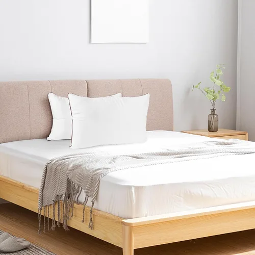 Miniatura 6 de Subrcamos - Juego de 2 almohadas de cama de lujo y comodidad - Material de microfibra de poliéster hipoalergénico - Juego de 2 almohadas