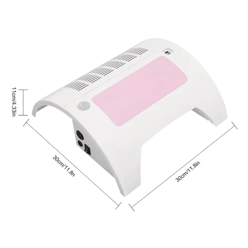 Miniatura 3 de Lámpara de uñas 5 en 1, con colector de polvo de uñas, máquina eléctrica multifuncional para taladro de uñas, almohada de reposo de manos, lámpara