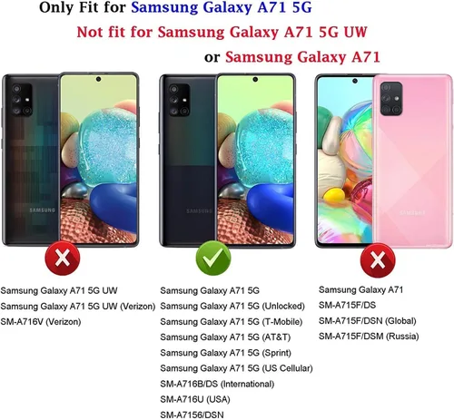 Miniatura 55 de Jeylly Compatible con Samsung Galaxy A22 5G Funda, Funda Samsung A22 5G con 2pcs protectores de pantalla de vidrio templado