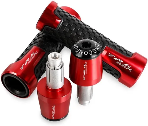 Miniatura 19 de Motocicleta para Benelli TRK502X TRK 502X 2020 2021 2022 Manillar de motocicleta, peso final, agarres para manillar, tapa antivibración deslizante