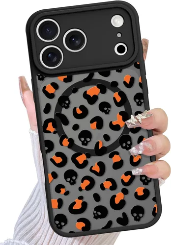 Miniatura 11 de TEAUGHT Compatible con iPhone 11 Funda con patrón lindo estampado de leopardo negro guepardo + protector de pantalla a prueba de golpes, funda