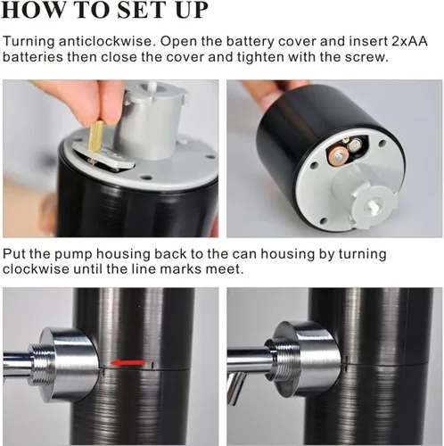 Miniatura 4 de Dispensador de Cerveza de Barril, Sistema de Barril de Cerveza Enlatada, Mini Kegerator, Creador de Espuma de Cerveza, Grifo de Lata de Cerveza