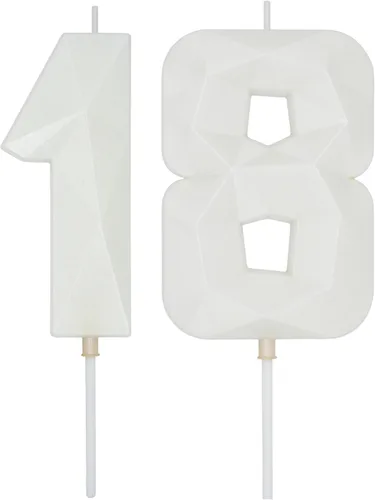 Miniatura 233 de DERVENTA Velas de cumpleaños con números grandes, 3D, color rosa, 3.7 pulgadas, decoración para tartas de fiesta, 1 pieza (número 3 rosa)