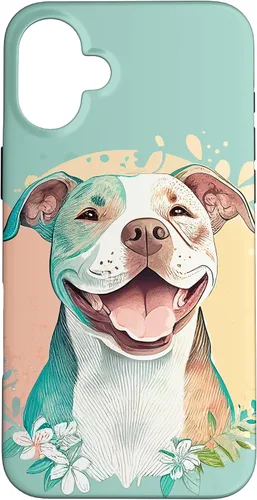 Miniatura 23 de Pit Bull - Carcasa para iPhone 17, diseño artístico de Pitbull para mujer