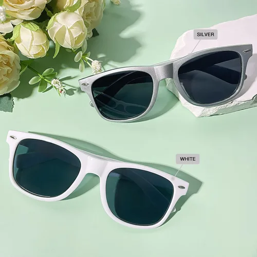Miniatura 41 de Suministros para regalos de fiesta de colores neón Paquete de 8 gafas de sol unisex