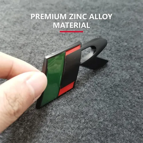Miniatura 3 de R-Dynamic Sports Insignia 3D, Emblema Logo Adhesivo R-Sport R S para Carrocería Maletero Guardabarros Parrilla Delantera del Automóvil, Símbolo