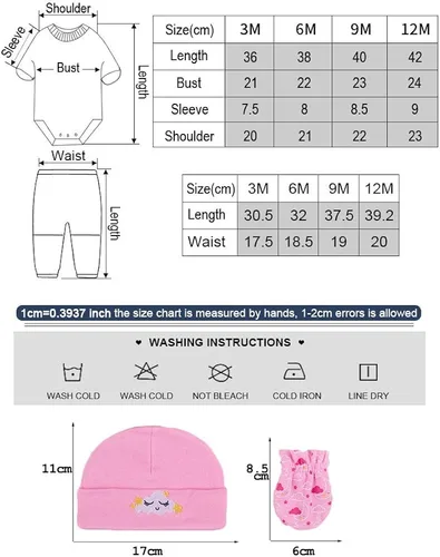 Miniatura 6 de Conjunto de 19 piezas de ropa esencial para regalo de canastilla de bebé unisex