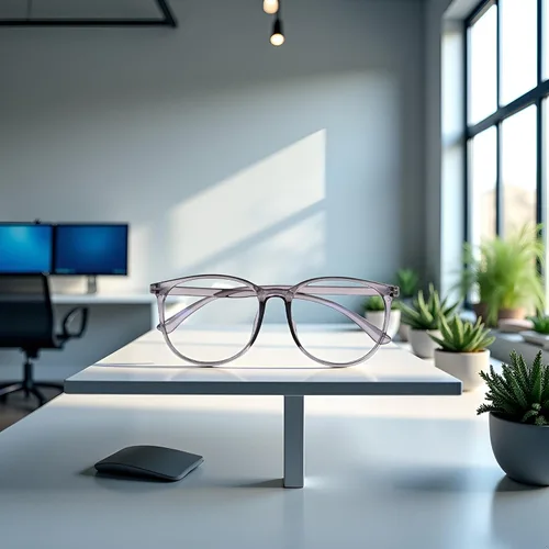 Miniatura 4 de Lentes de bloqueo de luz azul, marcos grises, lectura de computadora/juegos/TV/teléfonos, lentes para mujeres y hombres, antifatiga ocular